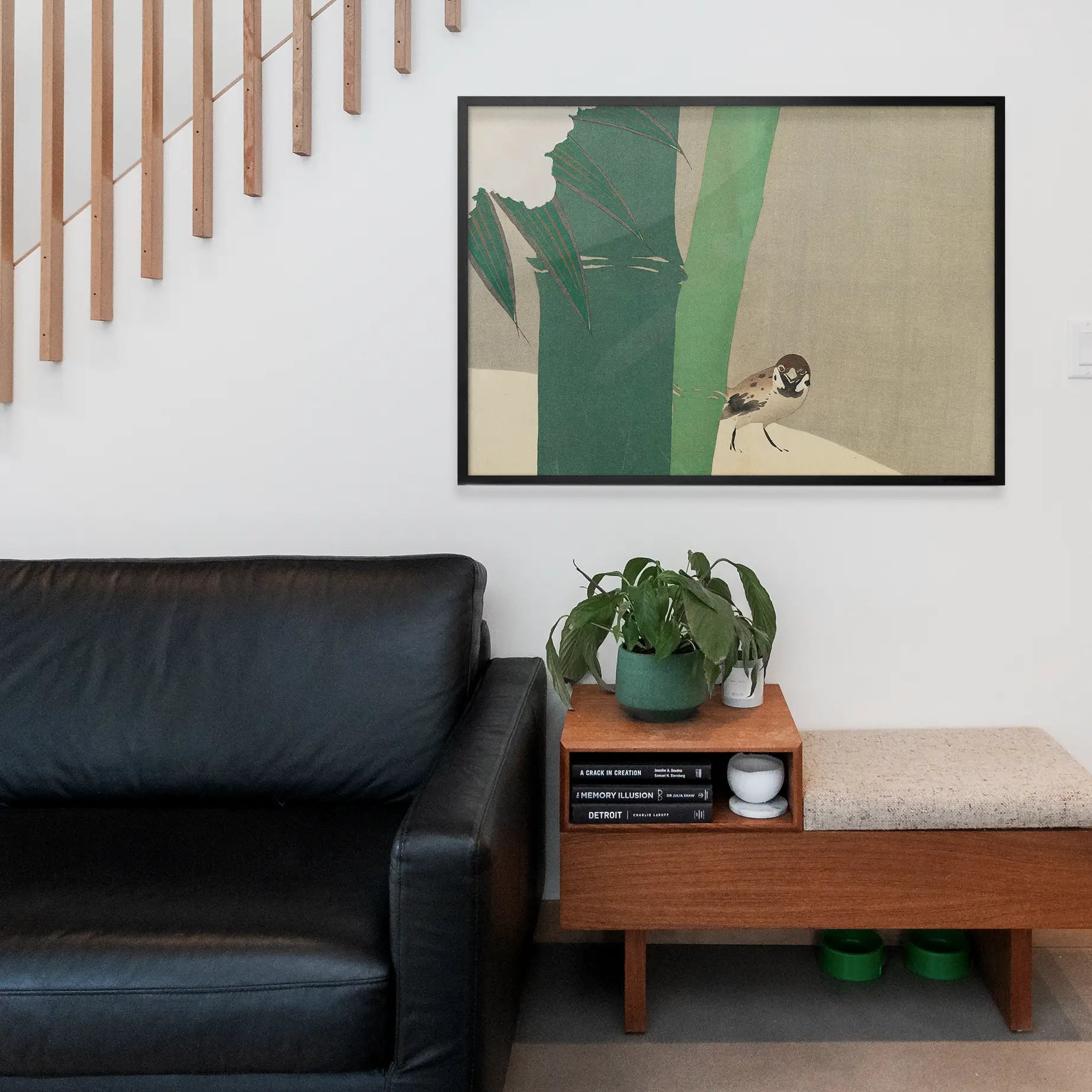 Bamboo in Snow Art Print by Kamisaka Sekka