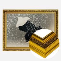Swirling Snow Art Print by Kamisaka Sekka