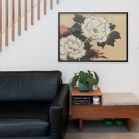 Peonies Art Print by Kamisaka Sekka