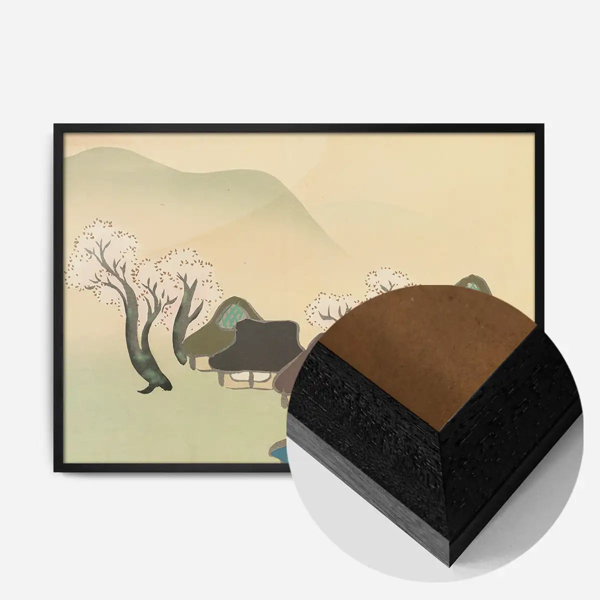 Farming Village in Spring Art Print by Kamisaka Sekka