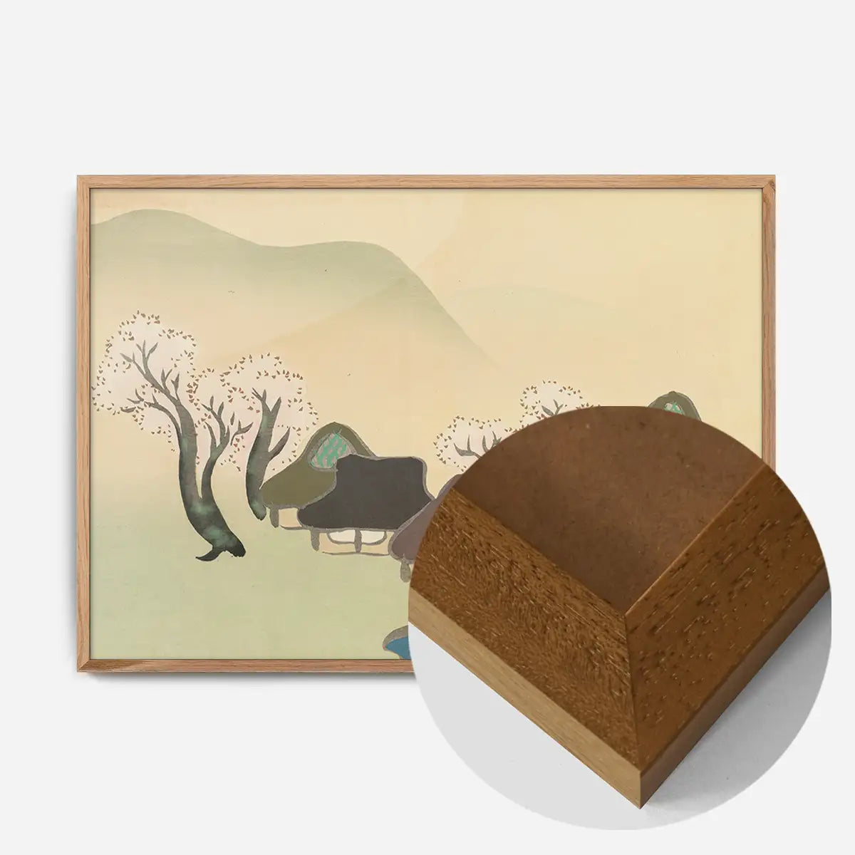 Farming Village in Spring Art Print by Kamisaka Sekka