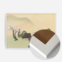 Farming Village in Spring Art Print by Kamisaka Sekka