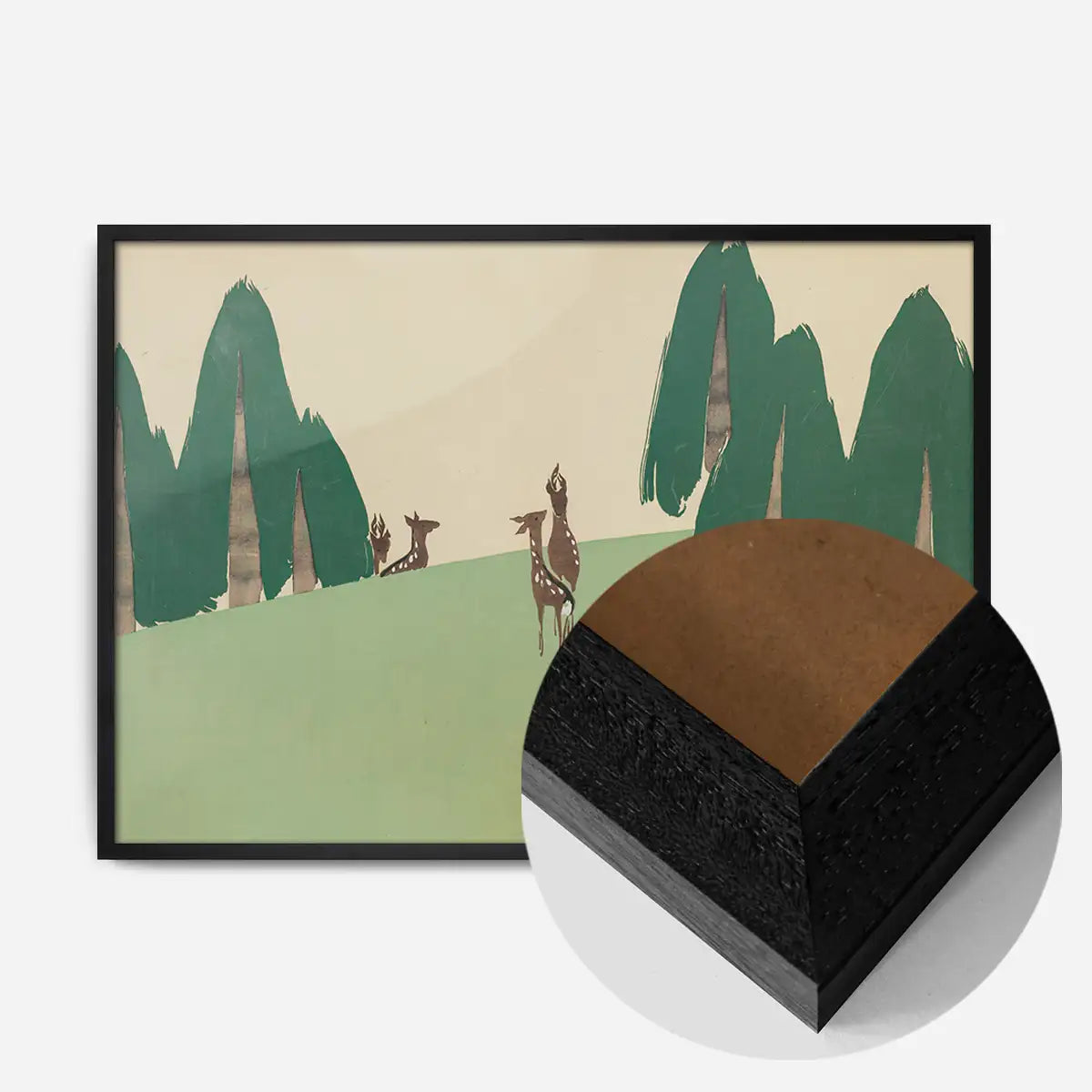 Kasuga Plain Art Print by Kamisaka Sekka