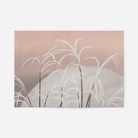 Pampas Grass in Moonlight Art Print by Kamisaka Sekka