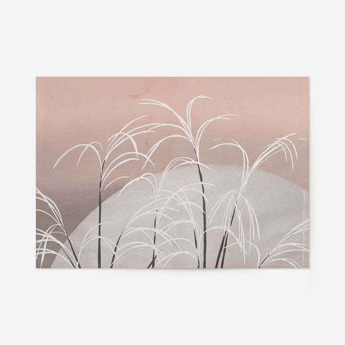 Pampas Grass in Moonlight Art Print by Kamisaka Sekka