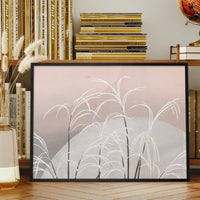 Pampas Grass in Moonlight Art Print by Kamisaka Sekka