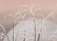 Pampas Grass in Moonlight Art Print by Kamisaka Sekka