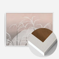Pampas Grass in Moonlight Art Print by Kamisaka Sekka
