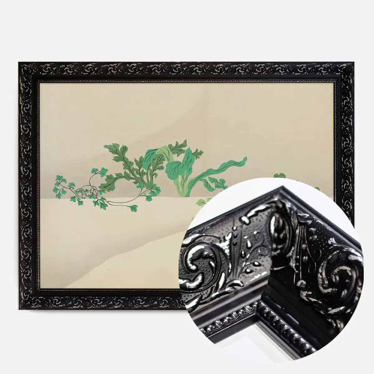 Seven Herbs of Early Spring Art Print by Kamisaka Sekka