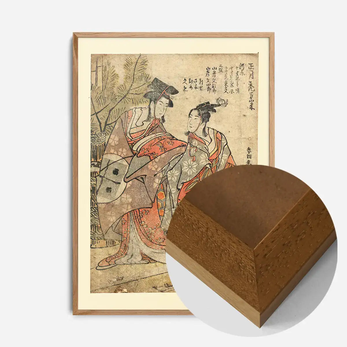 Shōgastu kamuro manzai by Katsushika Hokusai