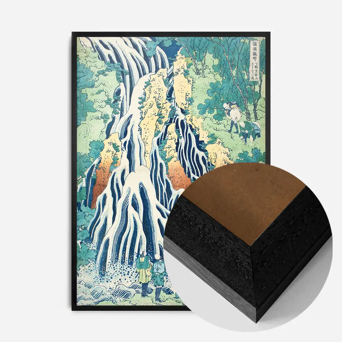 Falls of Kirifuri at Mt. Kurokami by Katsushika Hokusai