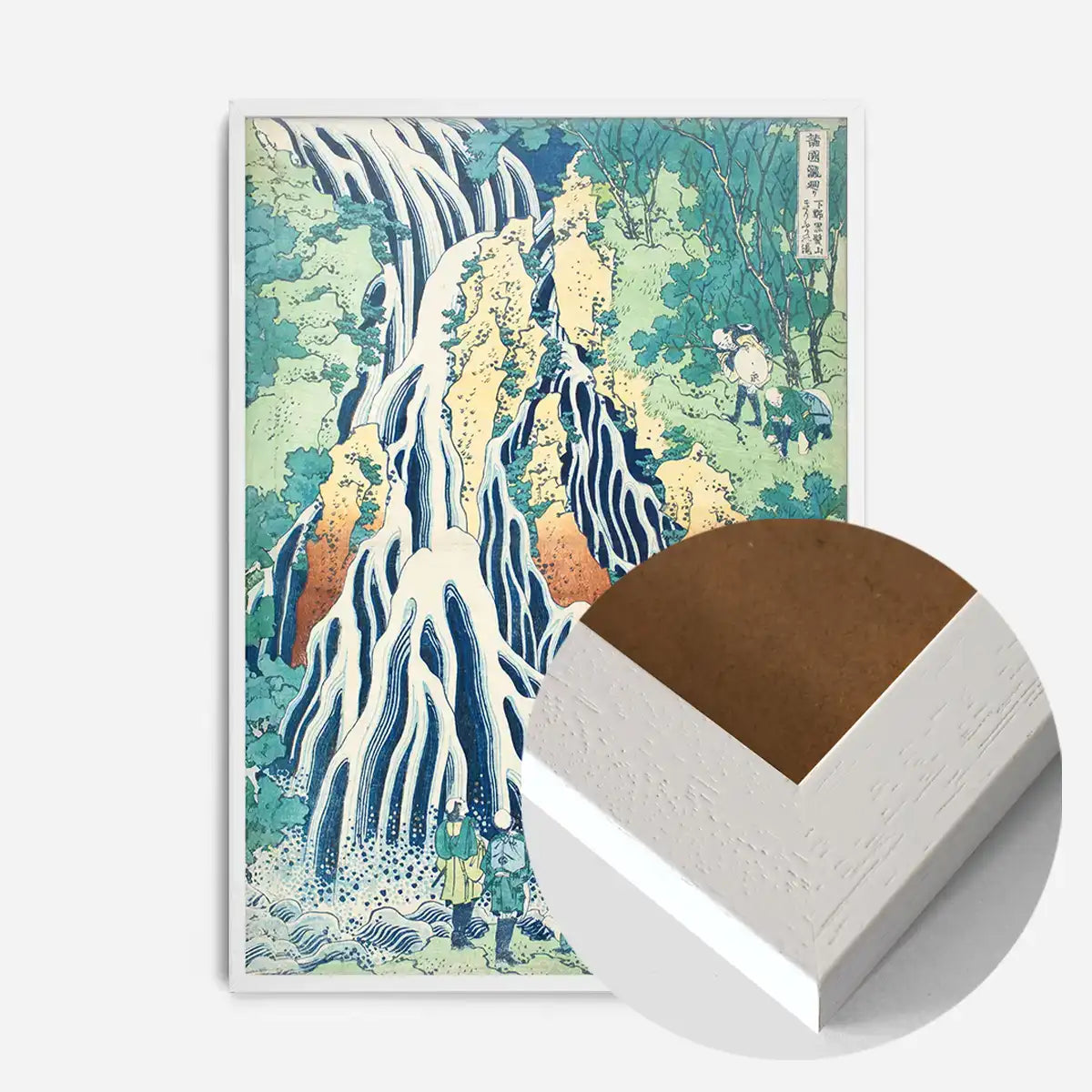 Falls of Kirifuri at Mt. Kurokami by Katsushika Hokusai