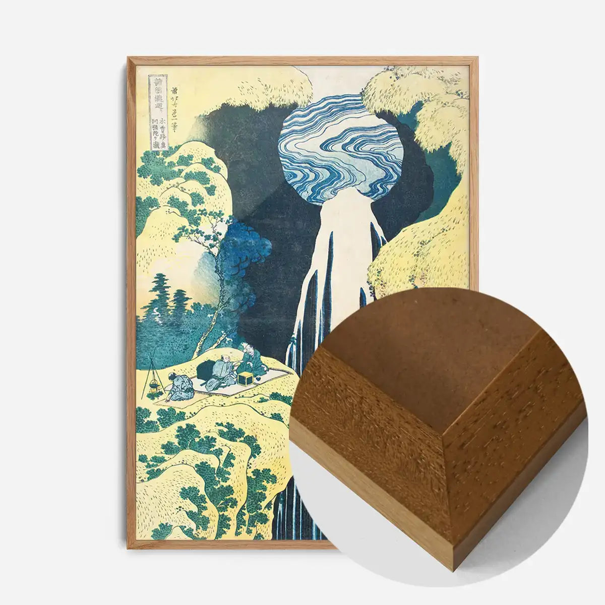 The Amida Falls by Katsushika Hokusai