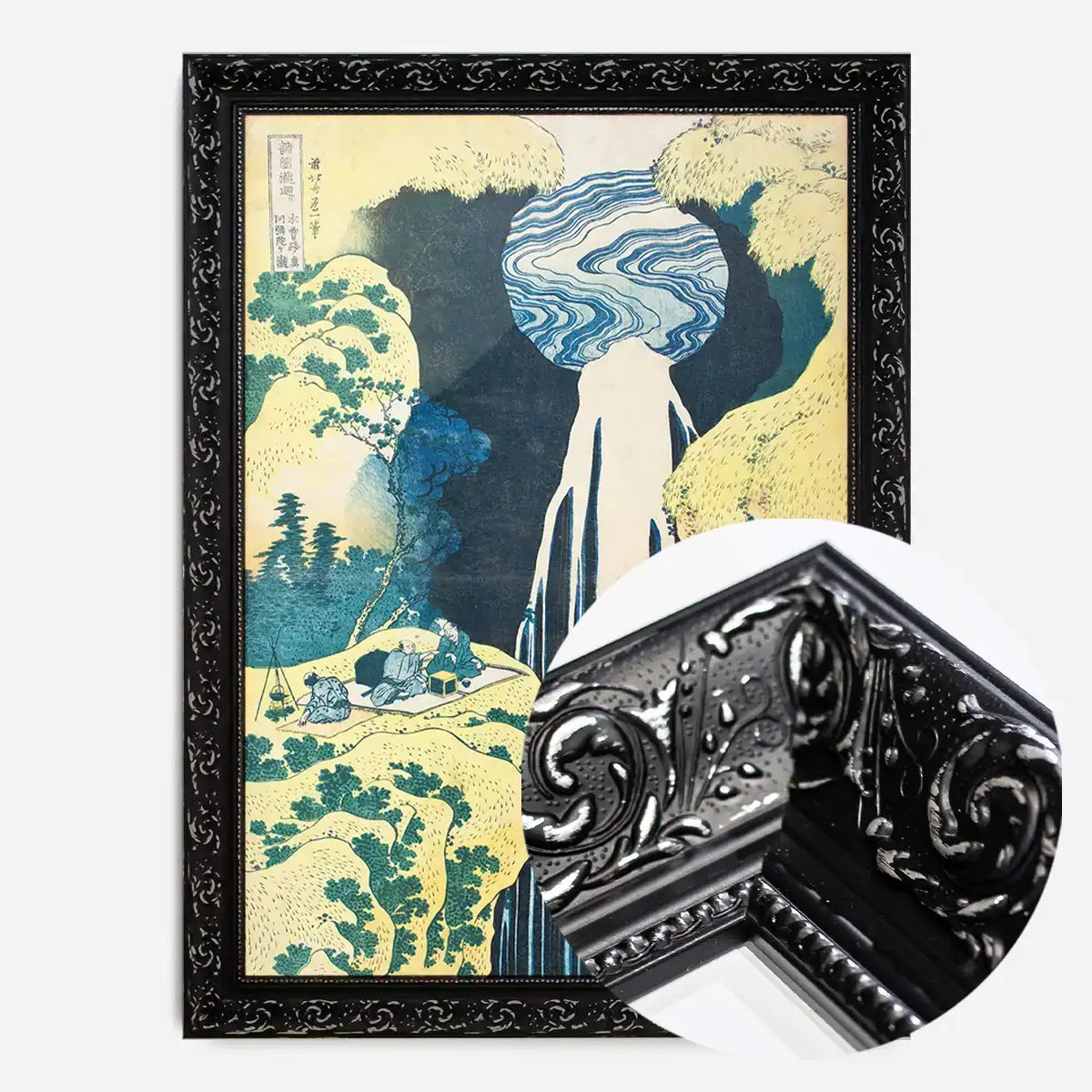 The Amida Falls by Katsushika Hokusai