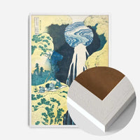 The Amida Falls by Katsushika Hokusai