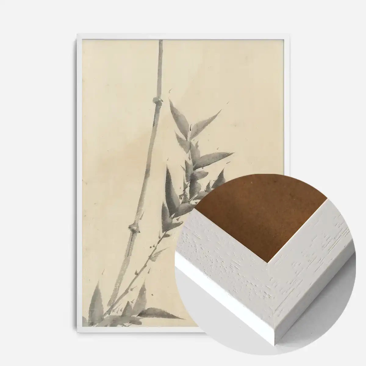 Bamboo shoots by Katsushika Hokusai