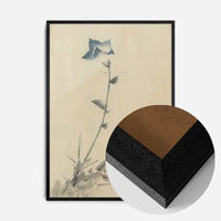 Blue flower blossom and bud by Katsushika Hokusai