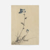 Blue flower blossom and bud by Katsushika Hokusai