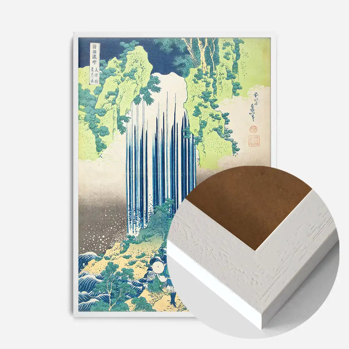 Yōrō Falls in Mino Province by Katsushika Hokusai