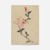 Large pink blossom on a stem by Katsushika Hokusai