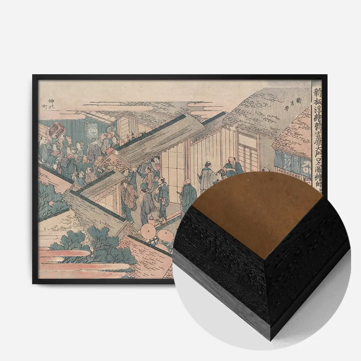 Shinpan ukie shin yoshiwara ōmonuchi by Katsushika Hokusai