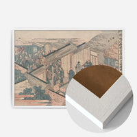 Shinpan ukie shin yoshiwara ōmonuchi by Katsushika Hokusai