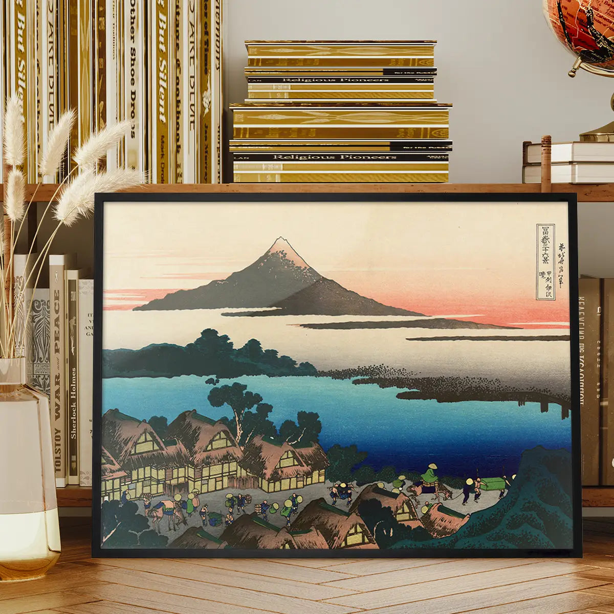 Dawn at Isawa in Kai Province by Katsushika Hokusai