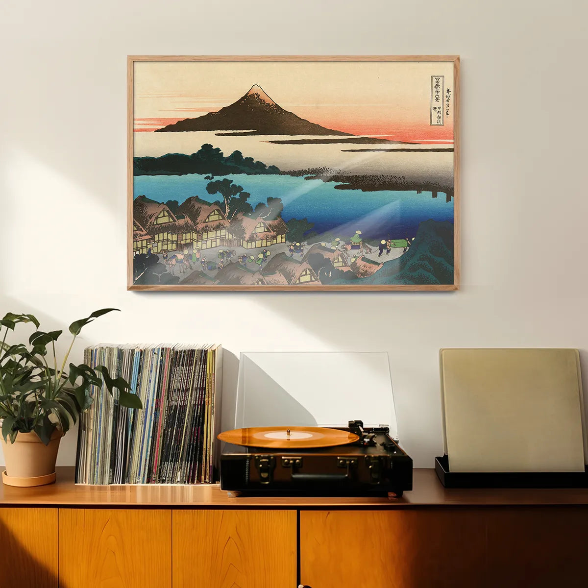 Dawn at Isawa in Kai Province by Katsushika Hokusai