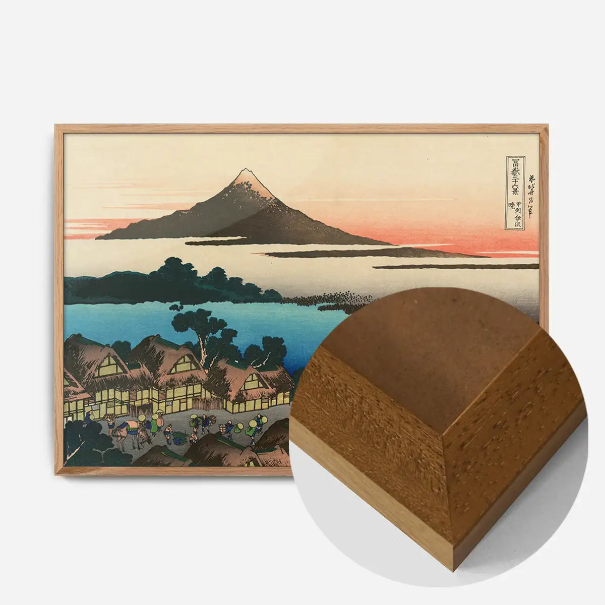 Dawn at Isawa in Kai Province by Katsushika Hokusai