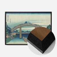 Fukagawa mannenbashi shita by Katsushika Hokusai