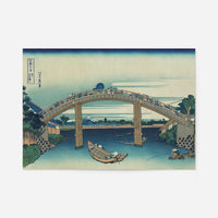 Fukagawa mannenbashi shita by Katsushika Hokusai