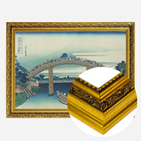 Fukagawa mannenbashi shita by Katsushika Hokusai