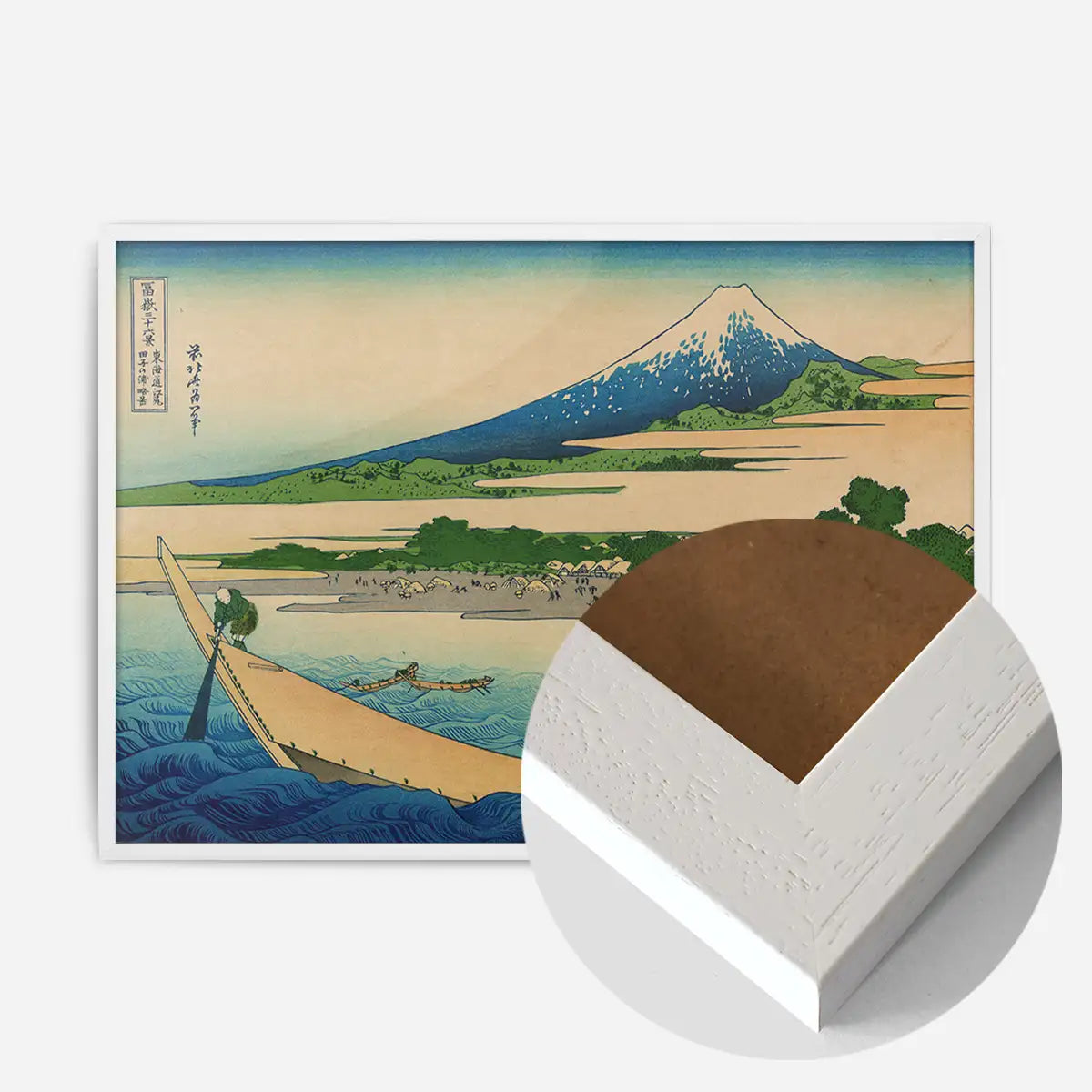 Tōkaidō ejiri tago no ura ryakuzu by Katsushika Hokusai