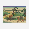 Sumidagawa sekiya no sato by Katsushika Hokusai