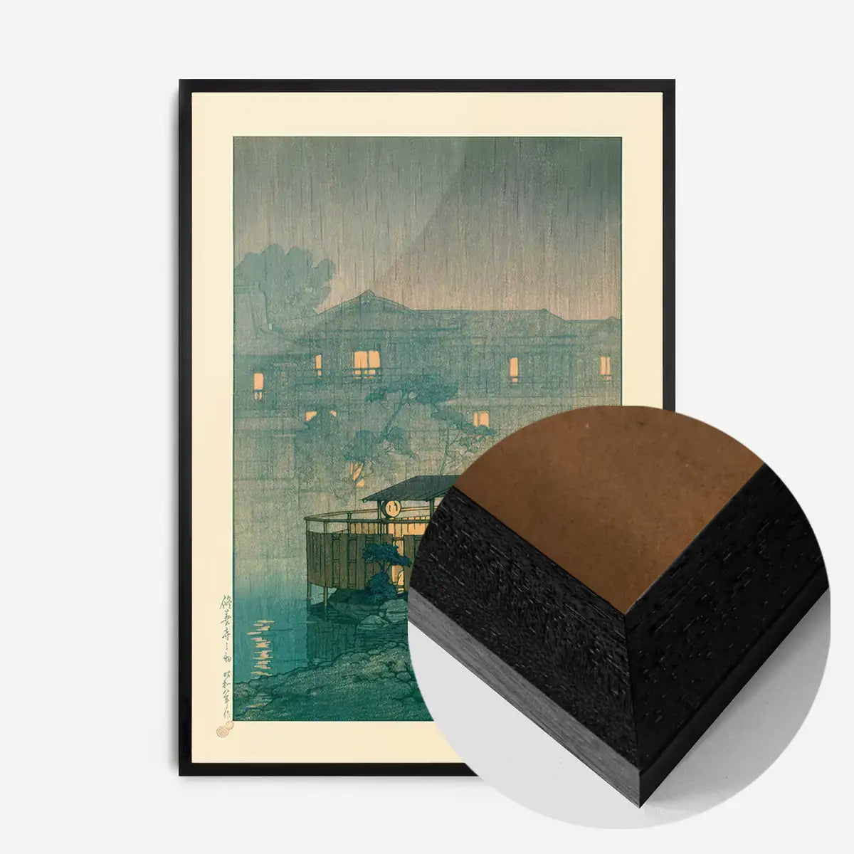 Shuzenji in the Rain By Hasui Kawase