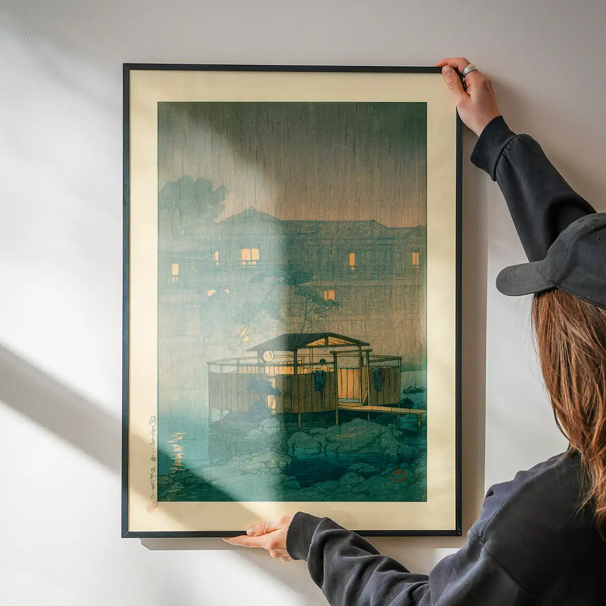 Shuzenji in the Rain By Hasui Kawase