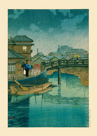 Shinagawa By Hasui Kawase