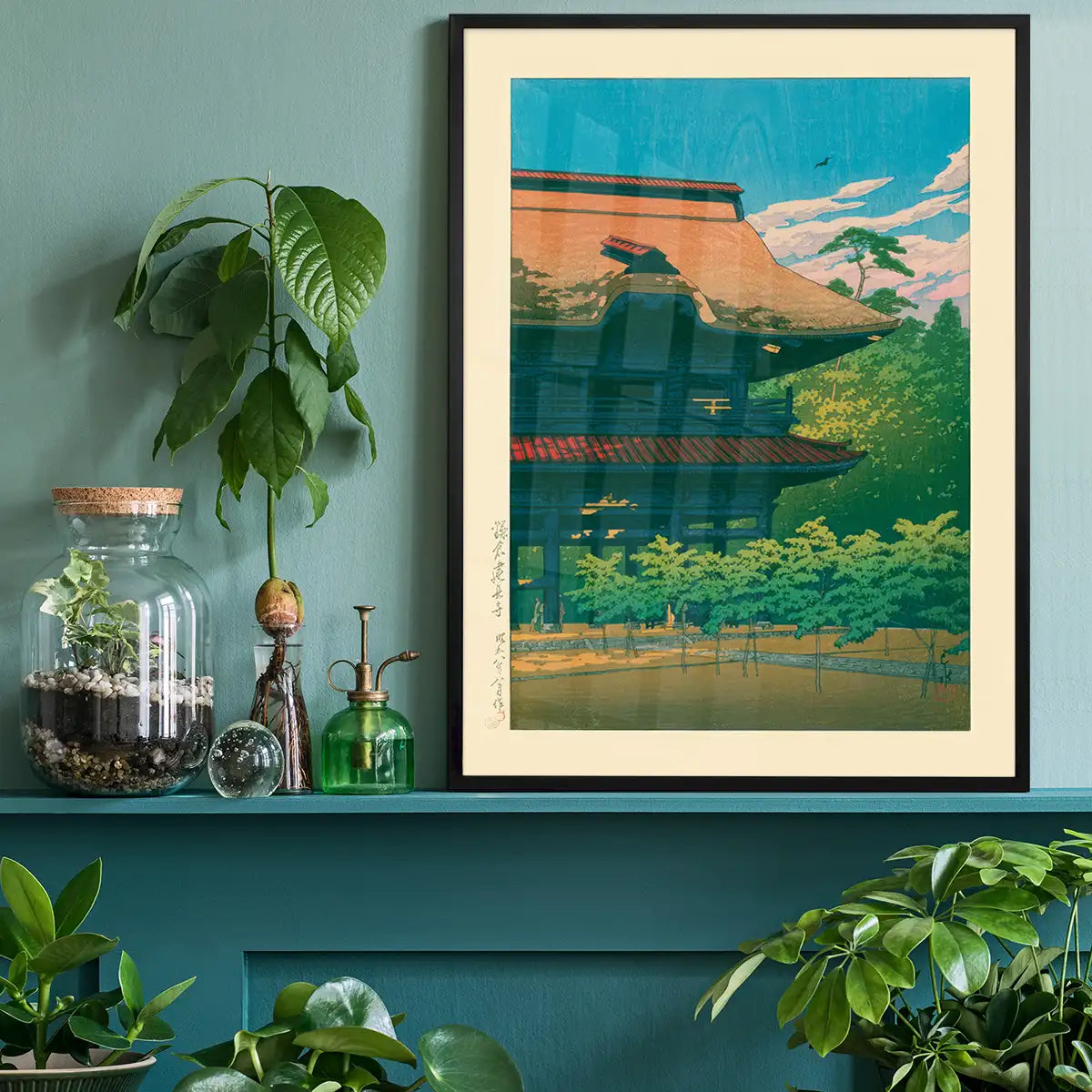 Kencho Temple By Hasui Kawase