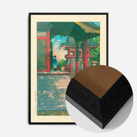 Meguro Fudo Temple By Hasui Kawase