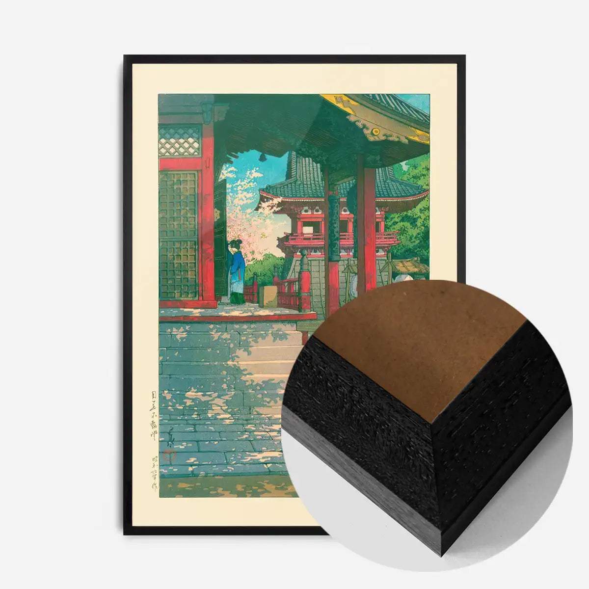 Meguro Fudo Temple By Hasui Kawase