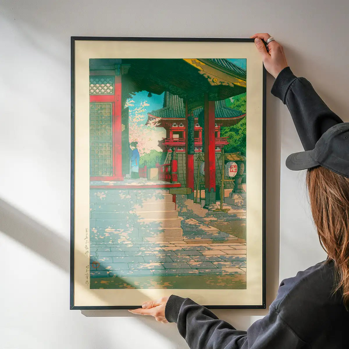Meguro Fudo Temple By Hasui Kawase