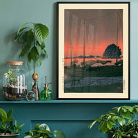Harbour Sunset By Hasui Kawase