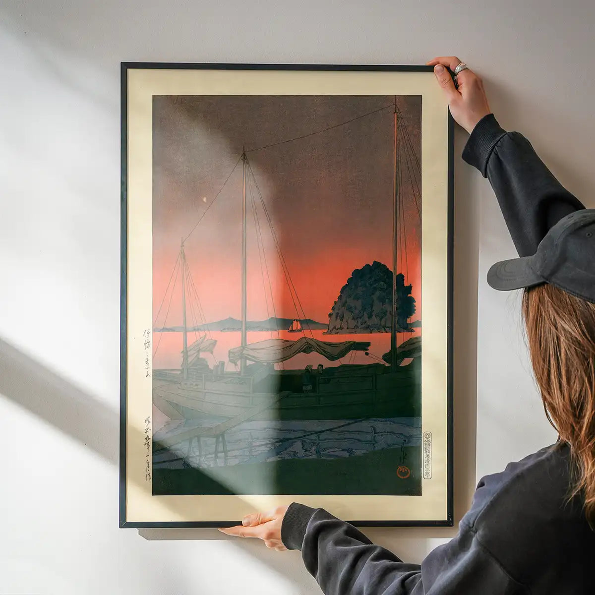 Harbour Sunset By Hasui Kawase