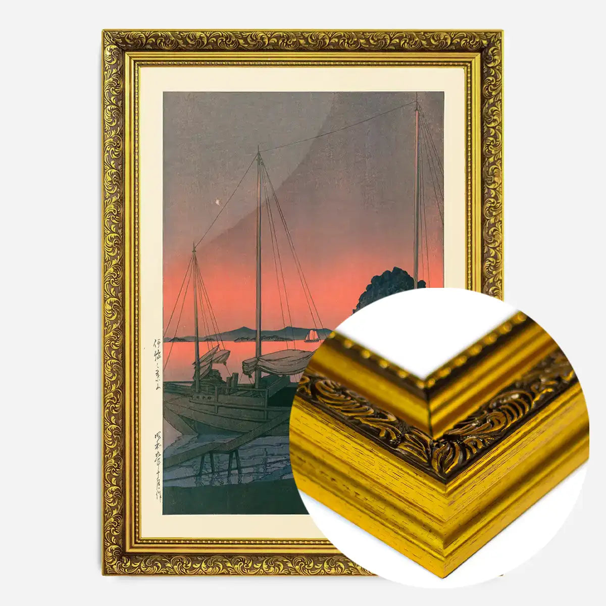Harbour Sunset By Hasui Kawase