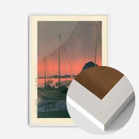 Harbour Sunset By Hasui Kawase