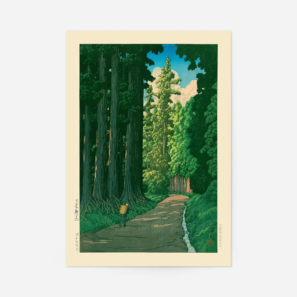 Road to Nikko Hasui Kawase 30x40cm Clearance Print