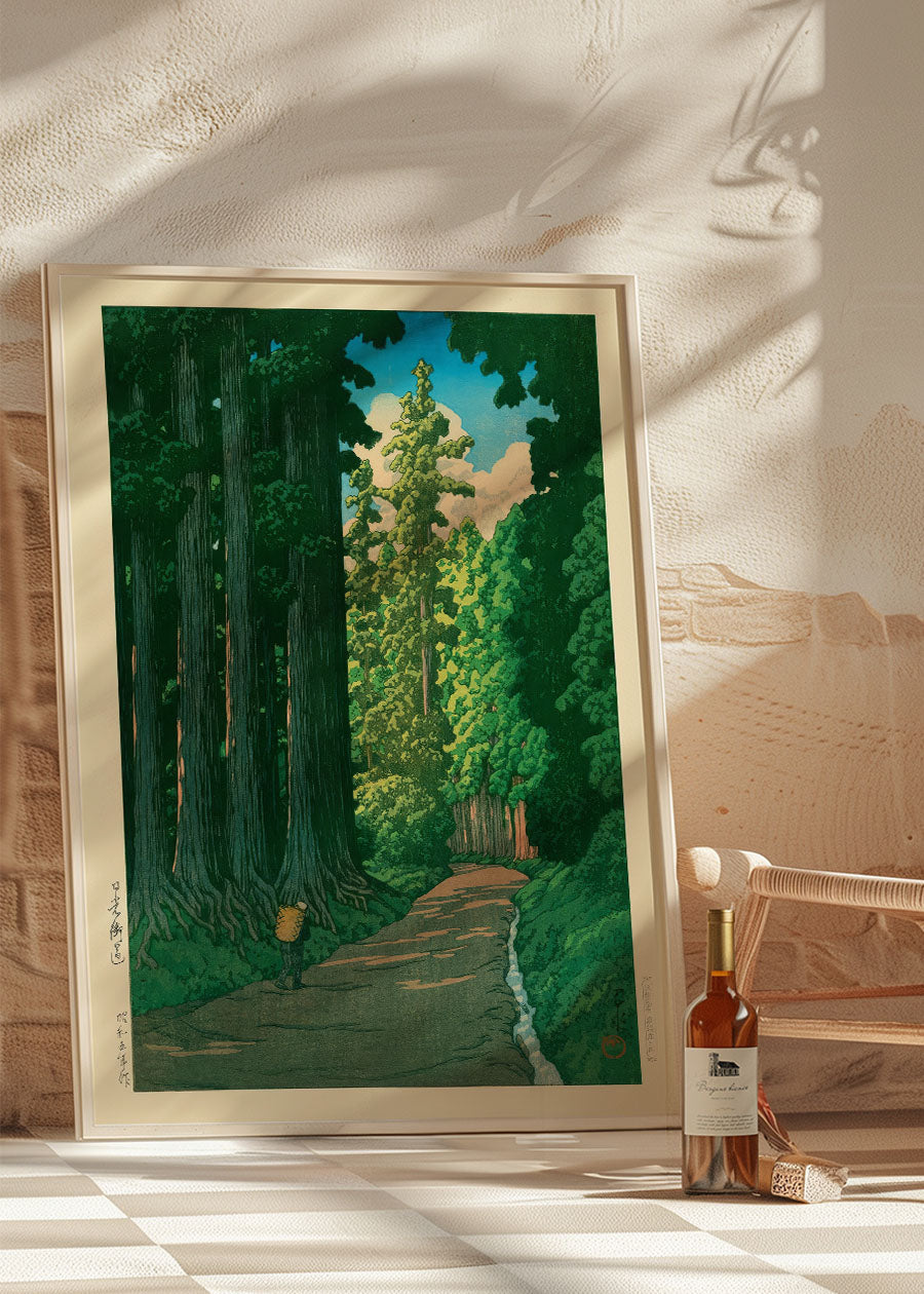 Road to Nikko Print by Hasui Kawase | Ink and Drop – InkAndDrop