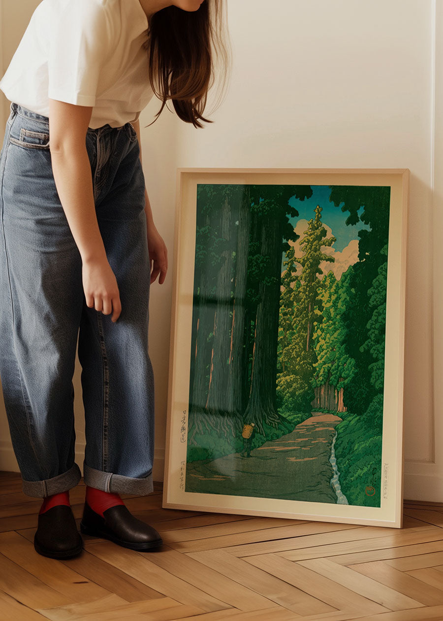 Road to Nikko Print by Hasui Kawase | Ink and Drop – InkAndDrop