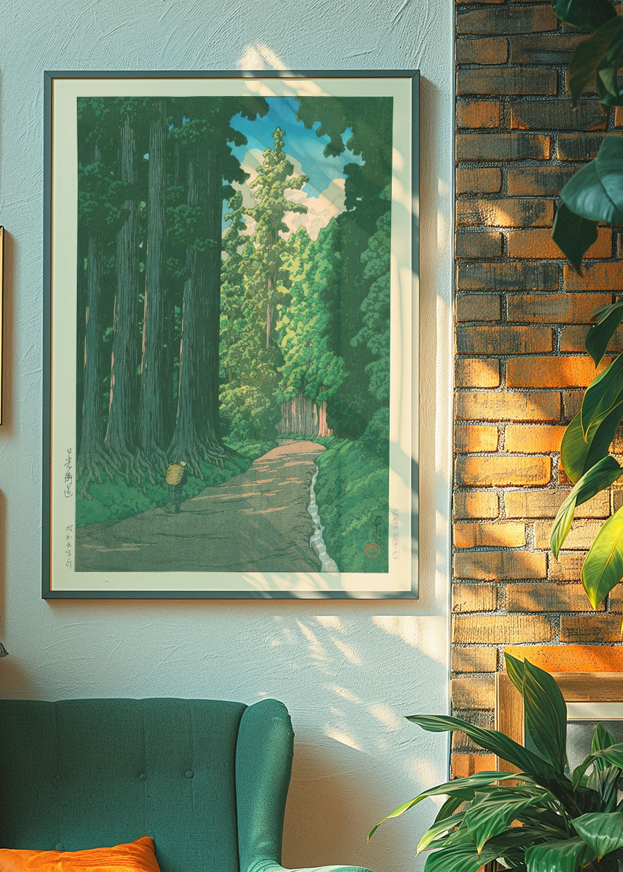 Road to Nikko Print by Hasui Kawase | Ink and Drop – InkAndDrop