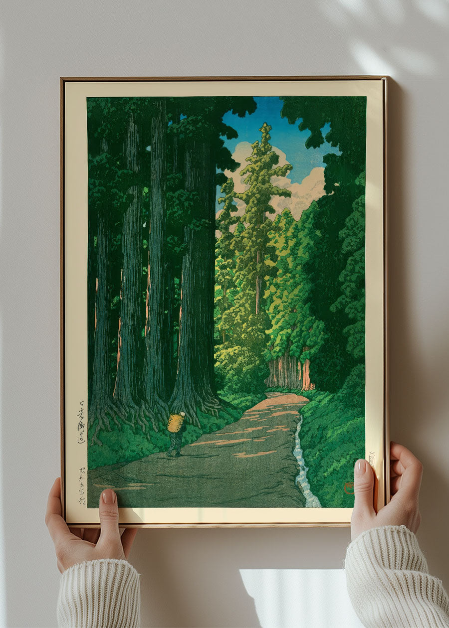 Road to Nikko Print by Hasui Kawase | Ink and Drop – InkAndDrop